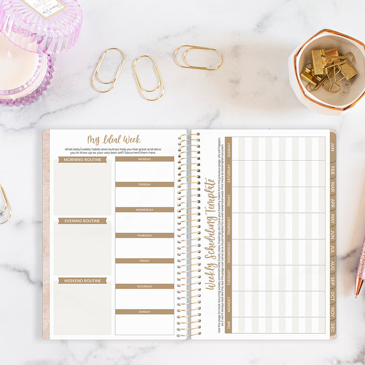 2026 Soft Cover Planner, 5.5" x 8.25", Ocean Oasis