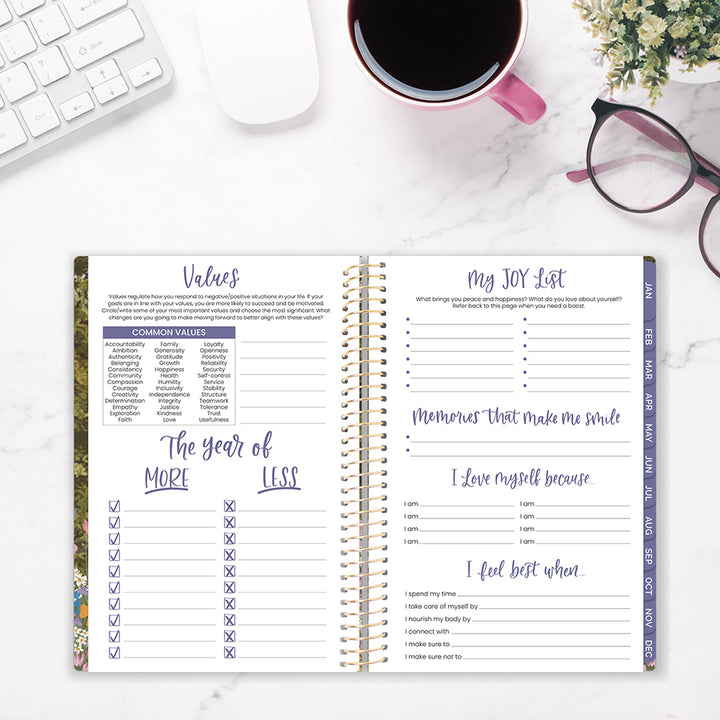 2026 Soft Cover Planner, 5.5" x 8.25", Wildflower Mountainside