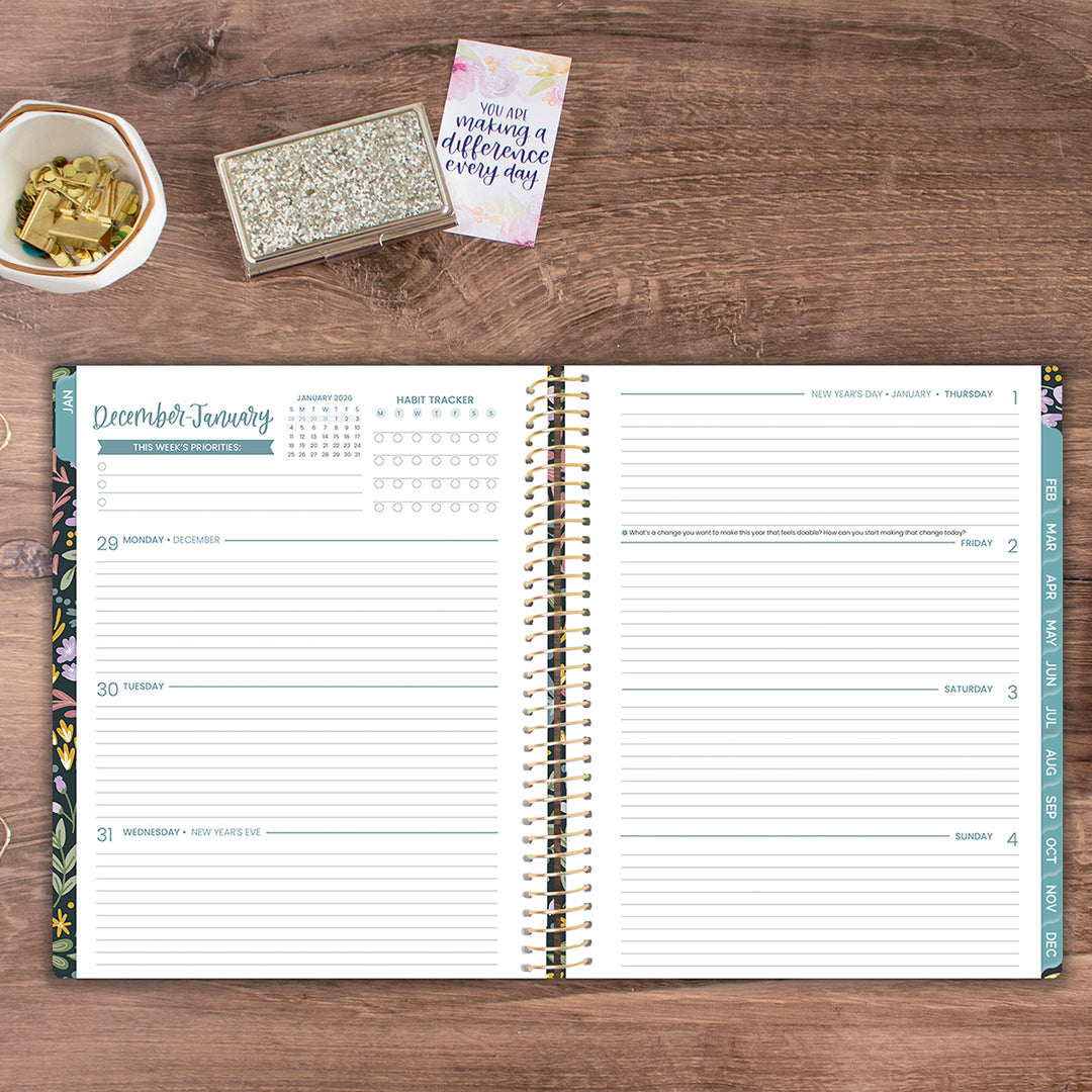 2026 Soft Cover Planner, 8.5" x 11", Be Kind