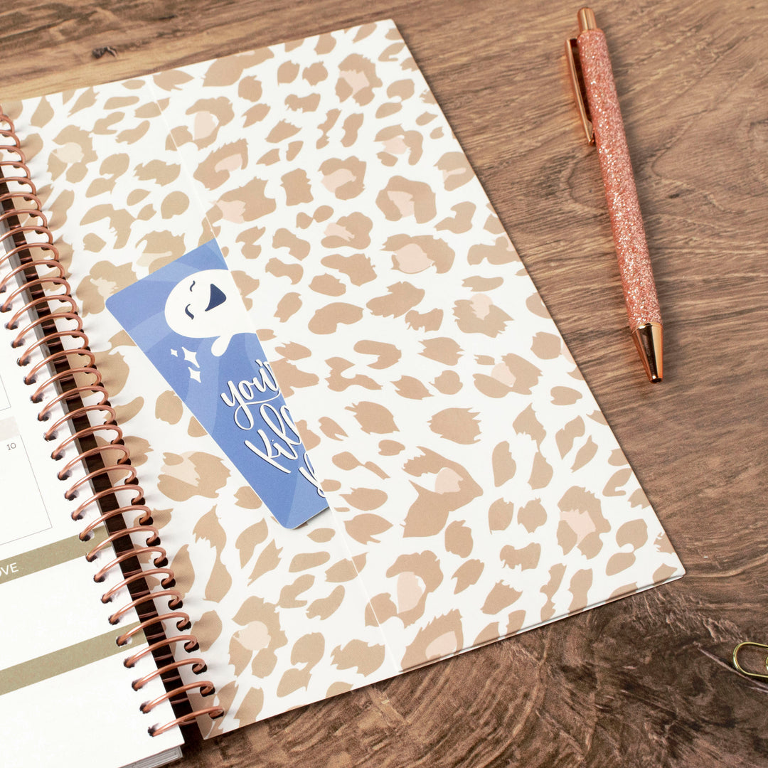 2025 Soft Cover Planner, 5.5" x 8.25", Tan Leopard