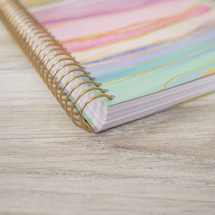 2025 Soft Cover Planner, 5.5" x 8.25", Watercolor Waves