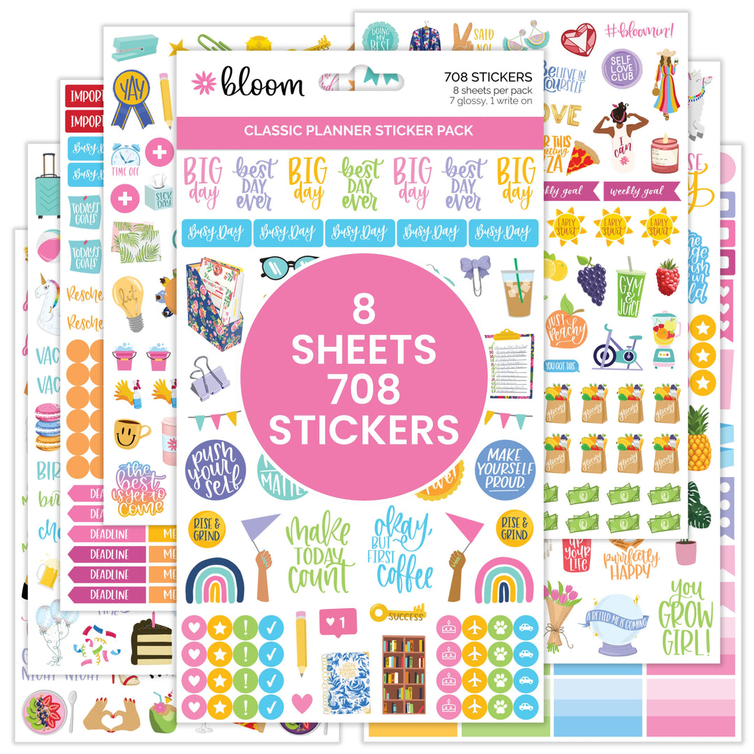 All Planner Stickers & Vinyl Sticker Sets - bloom daily planners