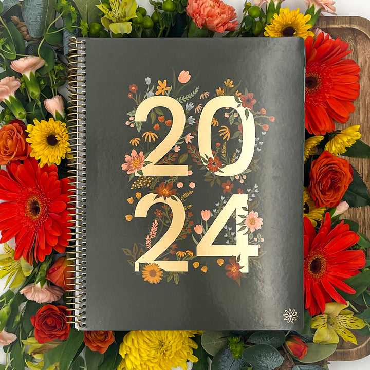 2024 Soft Cover Planner, 8.5" x 11", Dreams in Bloom