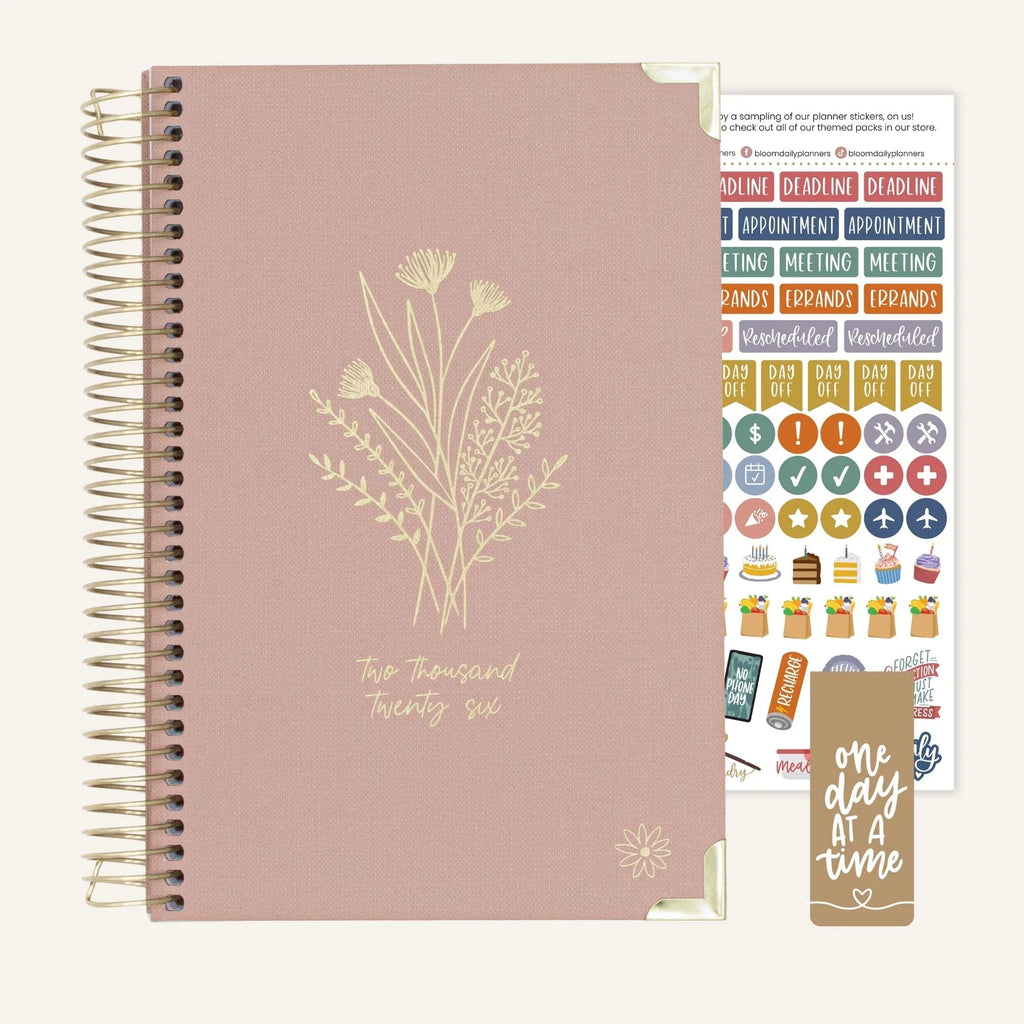2025 A5 Size Wiro Weekly Bright Diary Silver Foil Effect Spiral - View #2