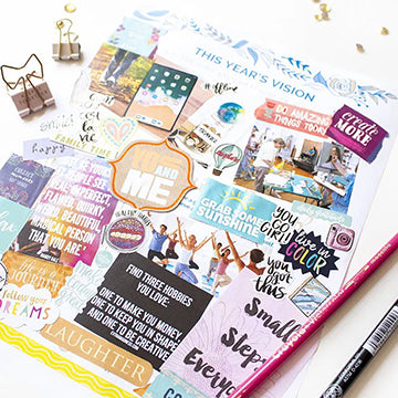 decorated vision board printable