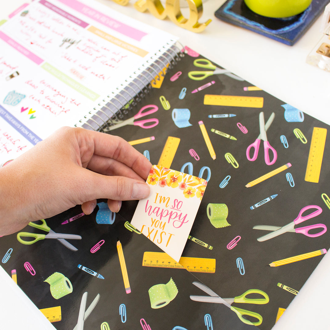 School's in Session: School Supplies Haul Stickers, Stationery