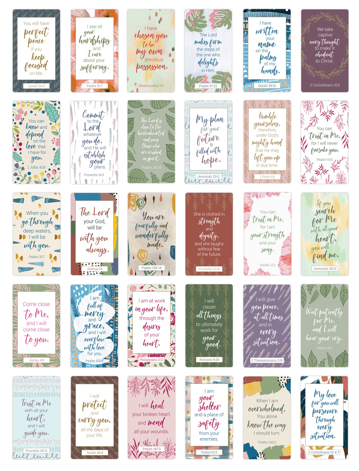 Card Deck, Prayer Cards - 30 Inspirational Cards - bloom daily planners
