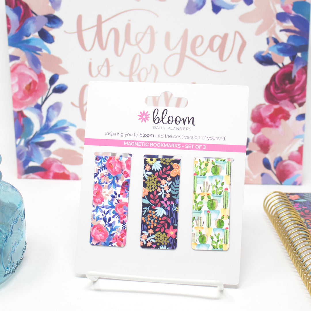 Magnetic Planner Bookmarks / Page Markers - bloom daily planners®