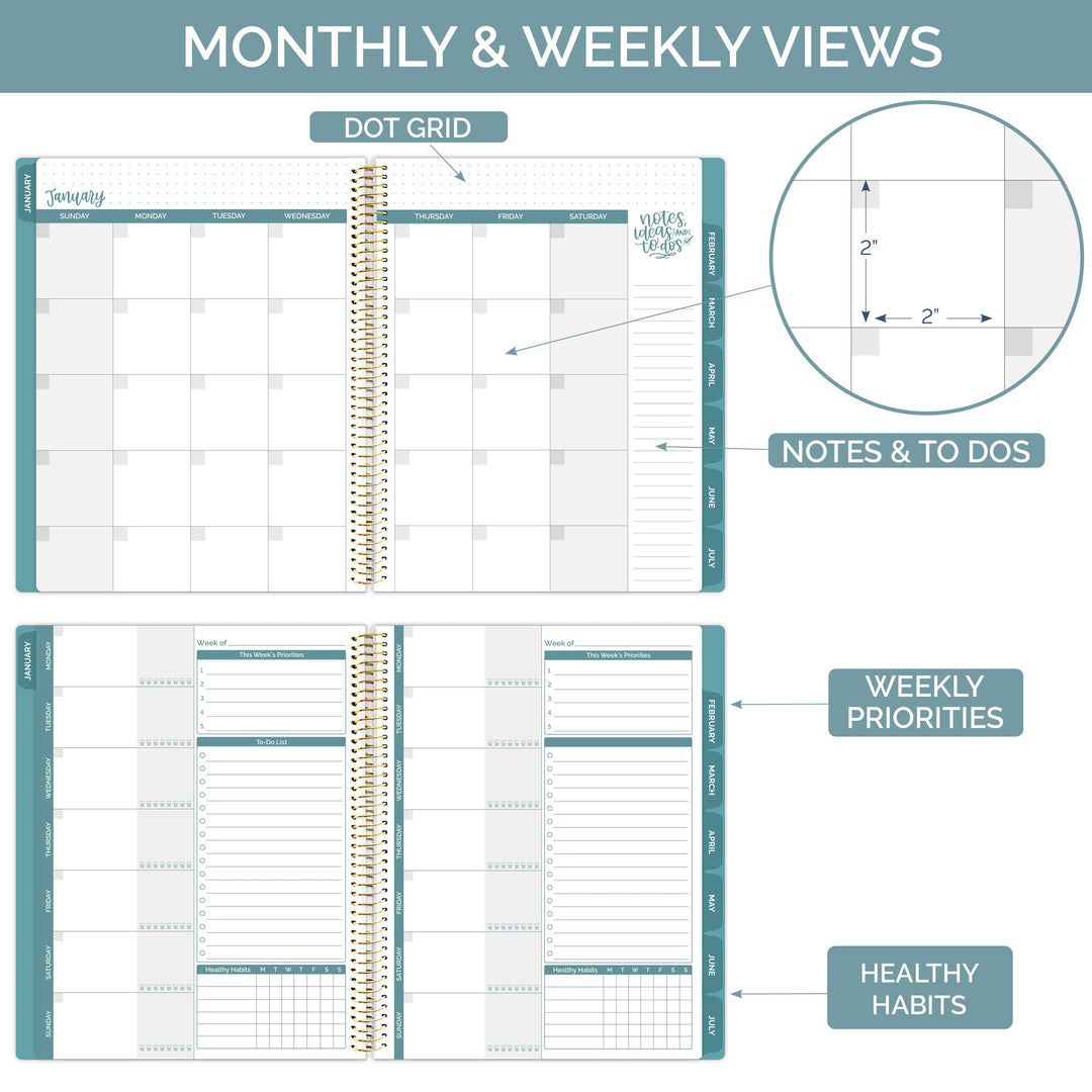 Ultimate Planner & Calendar, Interchangeable Cover - IMPERFECT