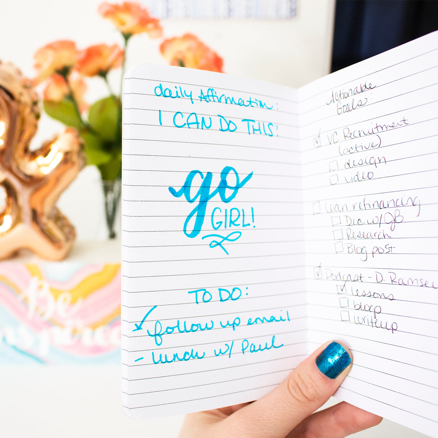 Amazon.com: Madison Park Mini Notepad & Pencil Set, Bloomin