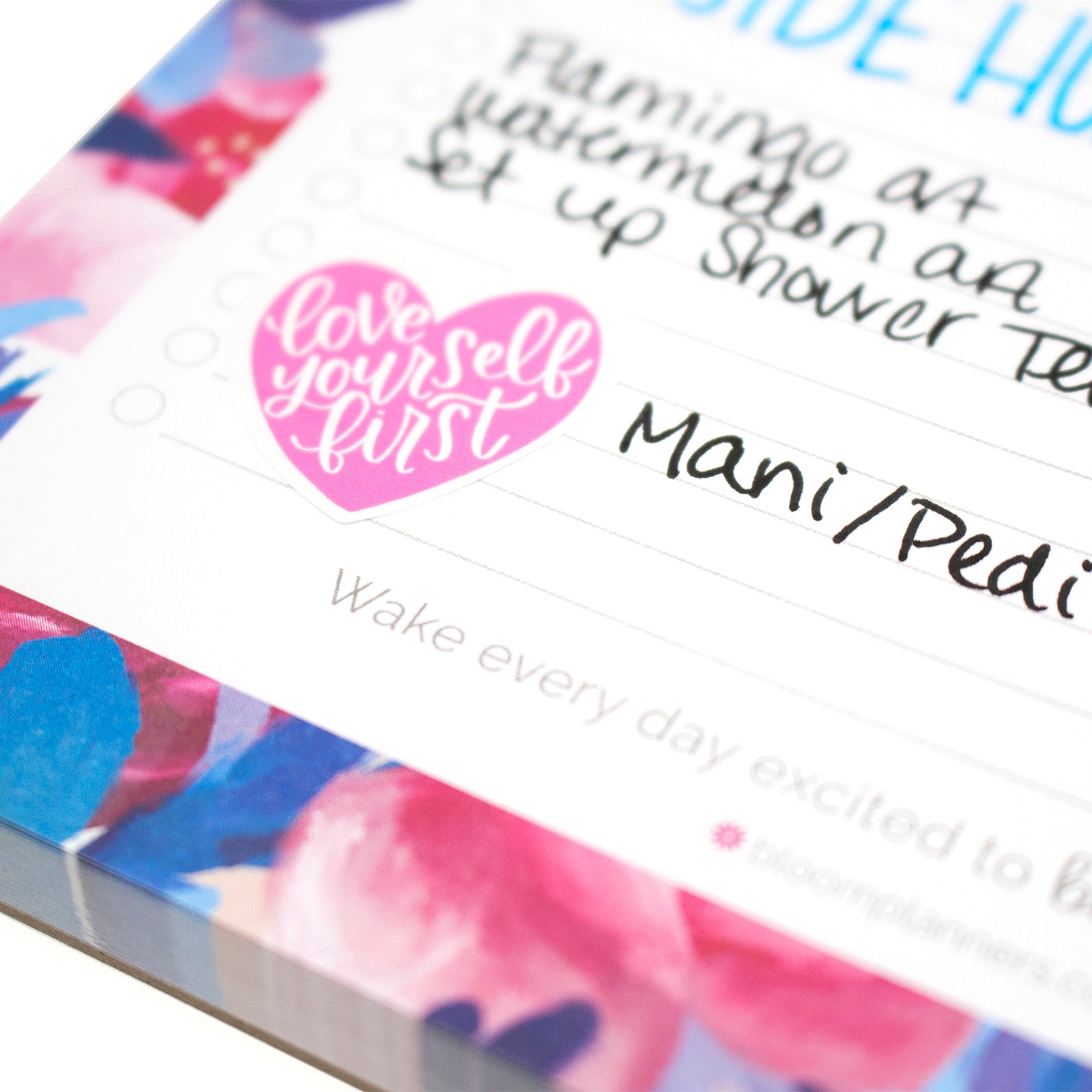 Planner　Empowerment　daily　bloom　Sheets　Sticker　Female　planners®