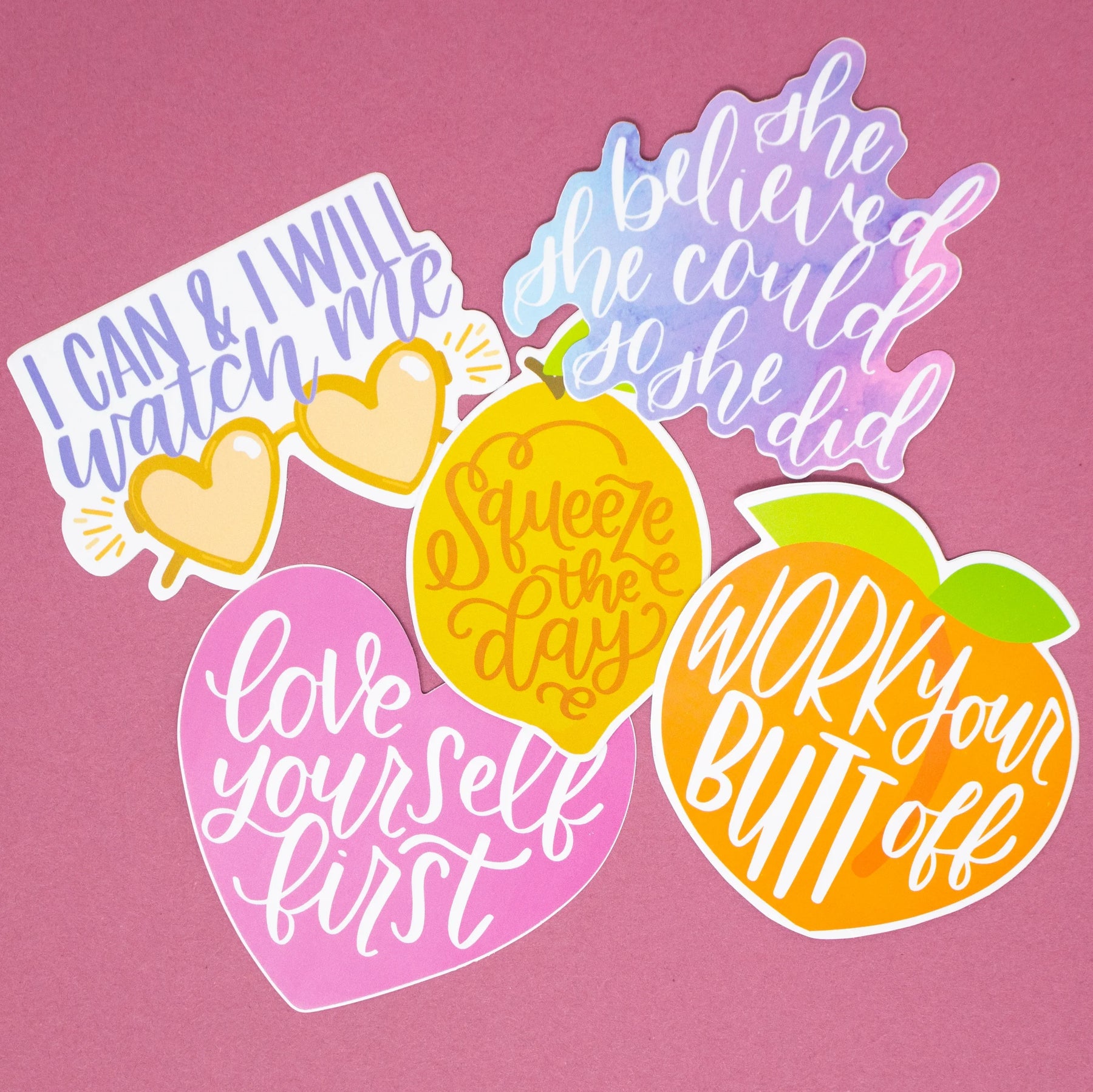 Vinyl Sticker Set, Motivation Pack - bloom daily planners®