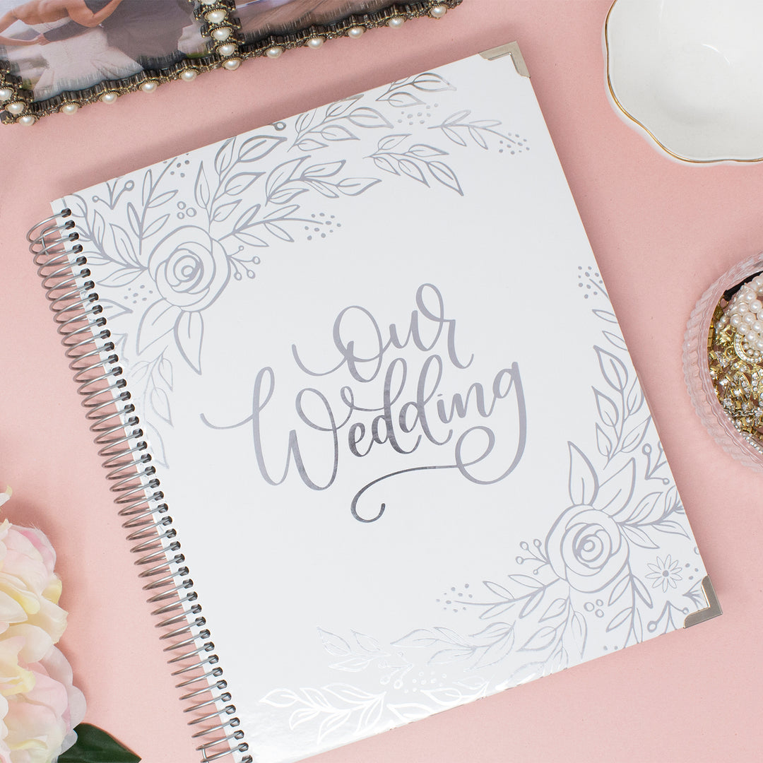 Elegant Design Events LTD Wedding Planner for Bride - Wedding Planning Book & Organizer - Bridal Planner Organizer & Wedding Checklist - Engagement