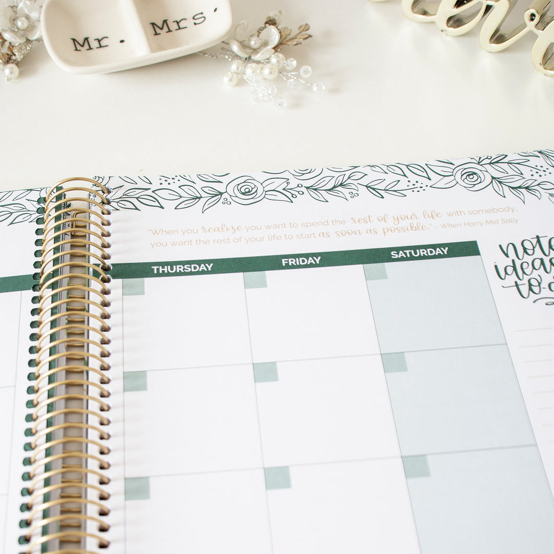 Wedding Planner & Calendar, Planning Our Forever