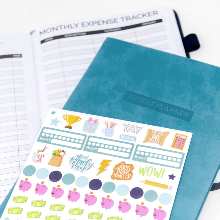 Budget & Financial Planner, Teal - bloom daily planners