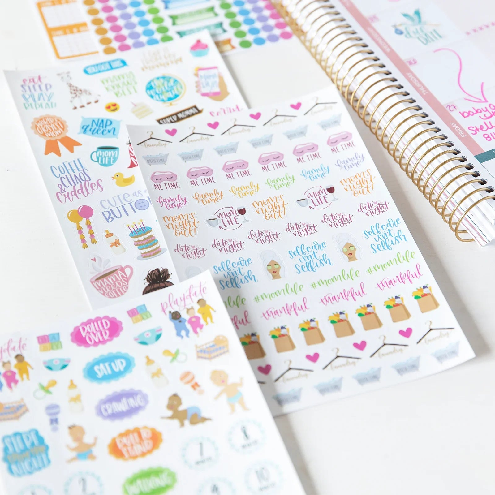 First Year Sticker Book bloom's Pregnancy & Baby's First Year Stickers – bloom daily planners