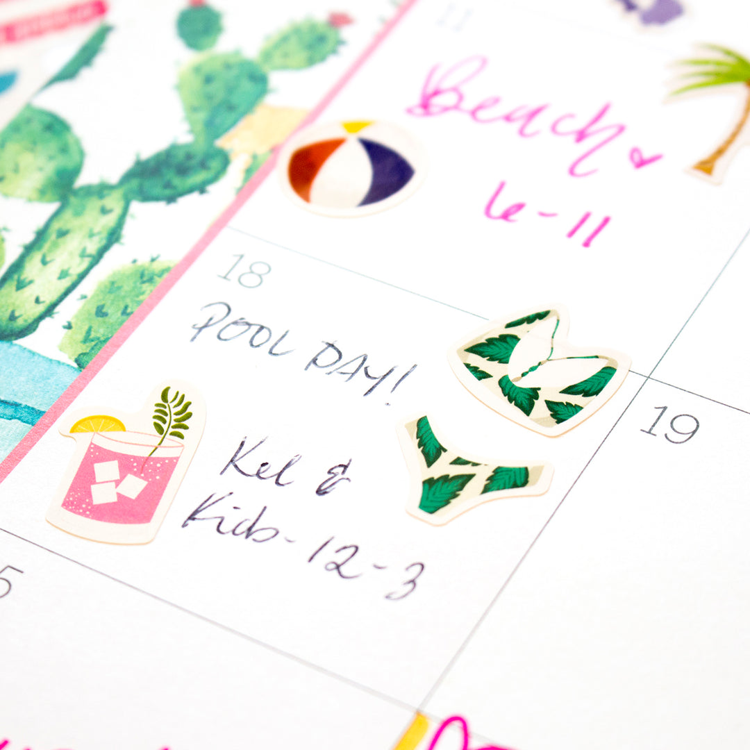 Small Date Number Stickers for Planners, Organizers and Bullet Journal
