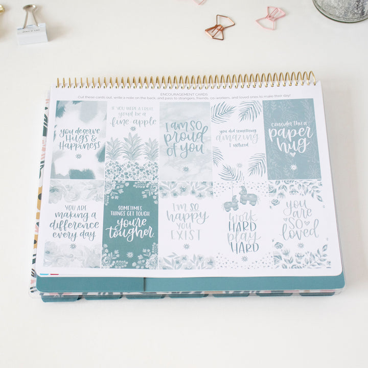 Undated Ultimate Planner & Calendar, Interchangeable Cover