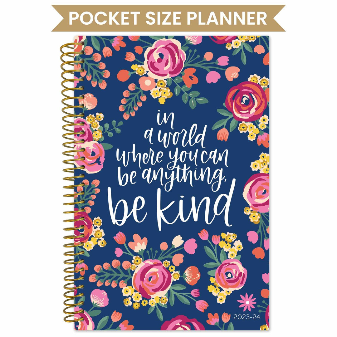 (Sale) 2023-24 Mini Academic Year Daily Planner: Blurred Spring