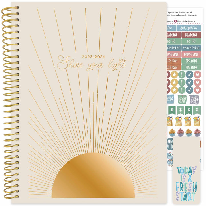 2023-24 Soft Cover Planner, 8.5" x 11", Cleerely Stated