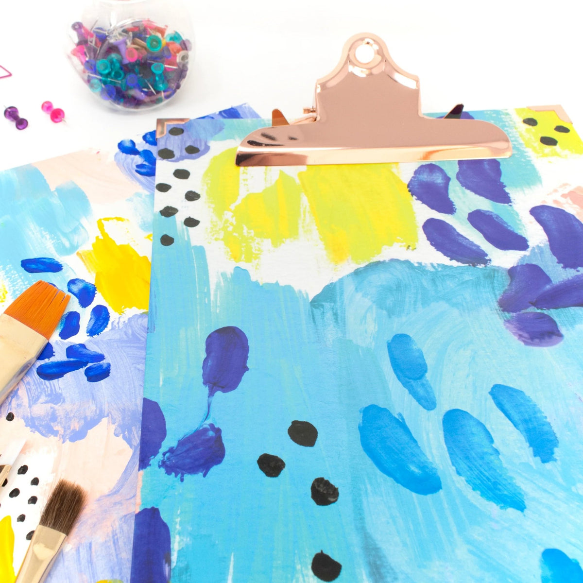 Abstract Painted Clipboard - bloom daily planners