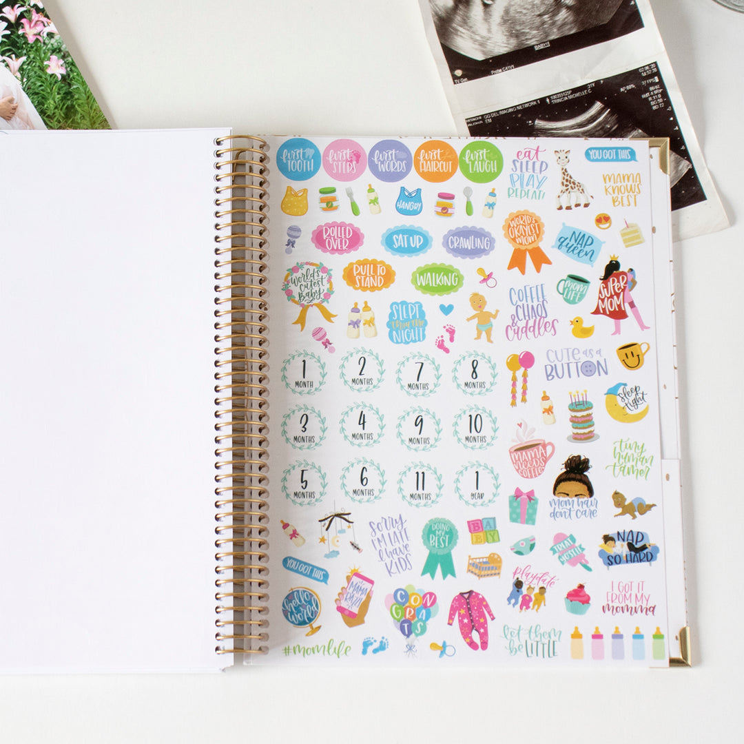Mr. Wonderful Sticker book to personalize diaries and calendars
