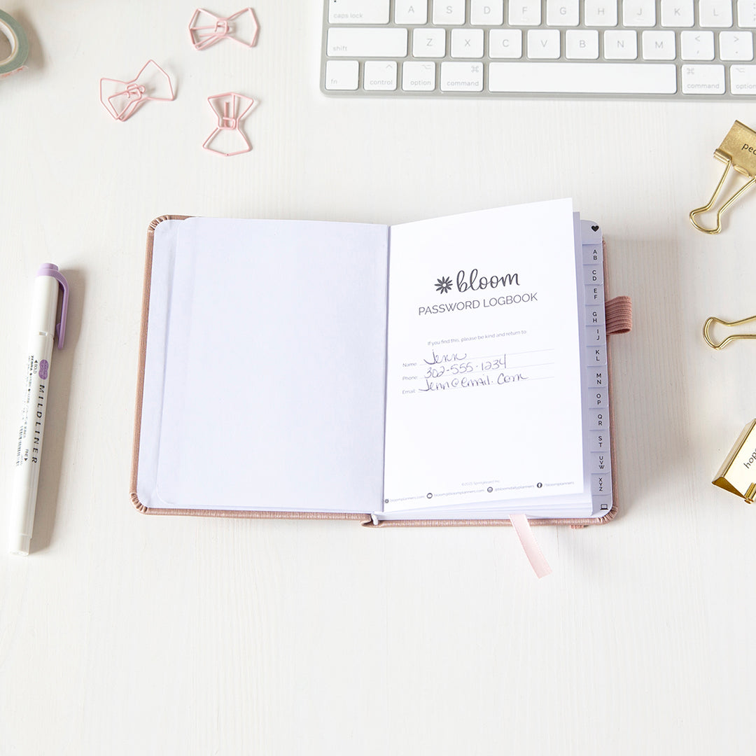 Password Book - Full Bloom – Rachel Ellen Designs