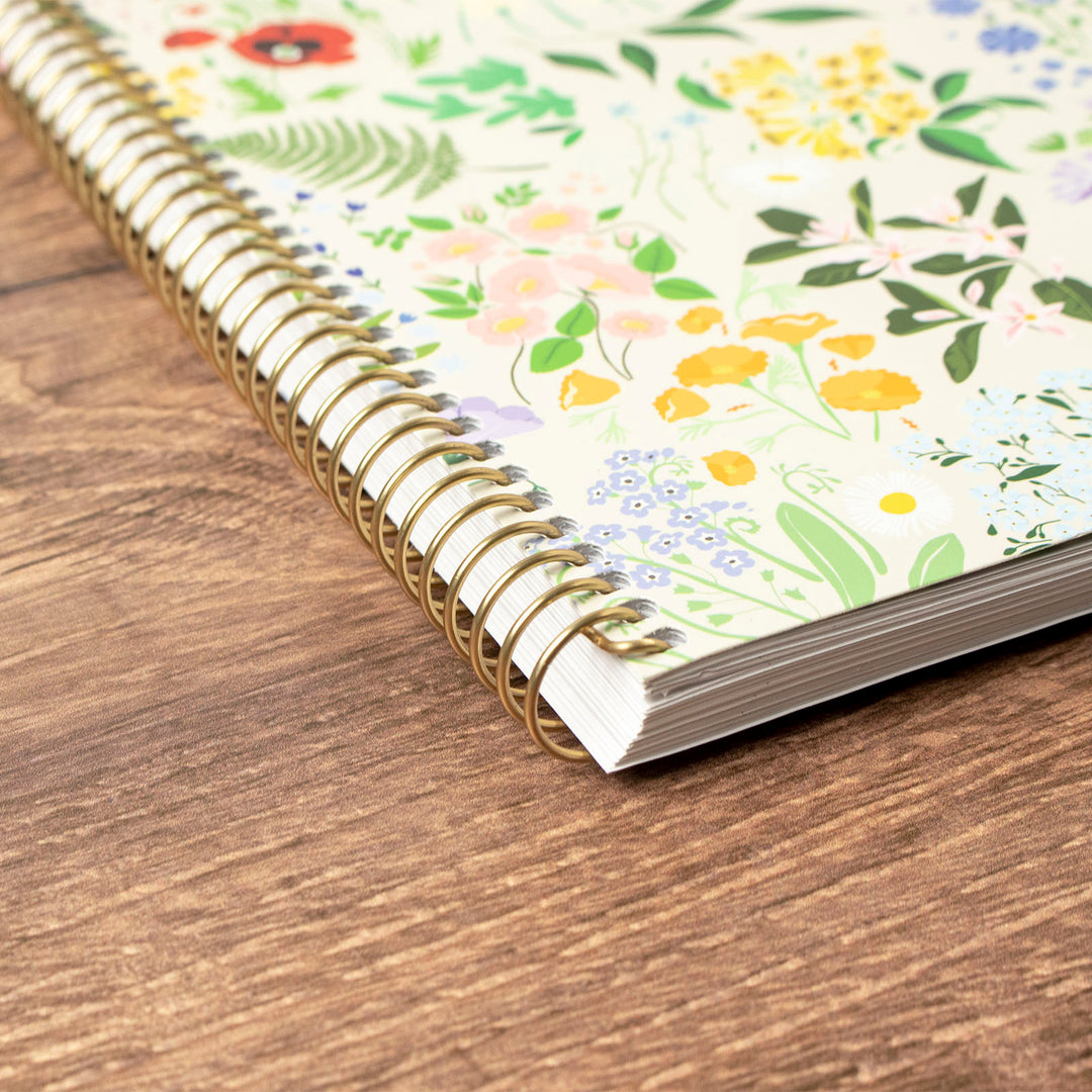 2023-24 Soft Cover Planner, 8.5" x 11", Garden Party