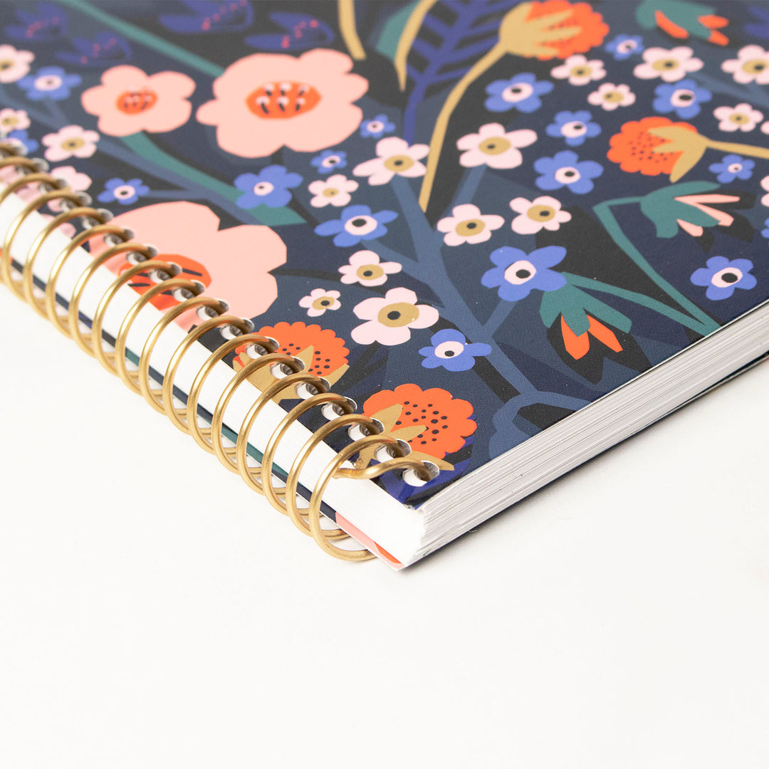 2023-24 Soft Cover Planner, 8.5" x 11", Poppy Meadow, Blue