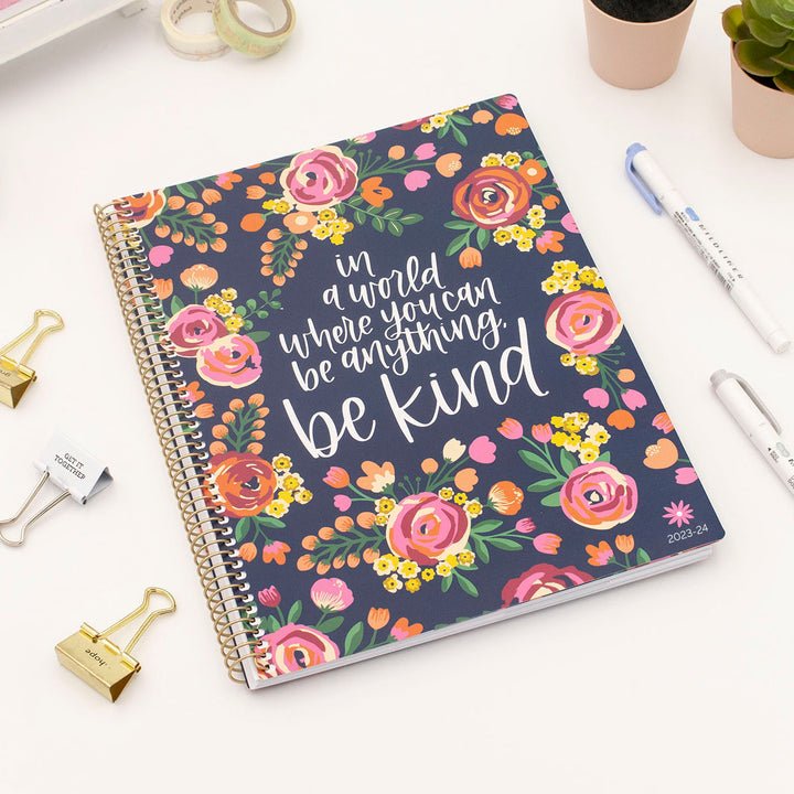 2023-24 Soft Cover Planner, 8.5" x 11", Be Kind