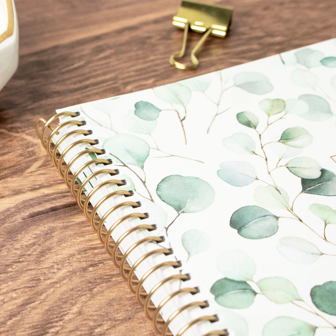 2023-24 Soft Cover Planner, 8.5" x 11", Boho Greenery