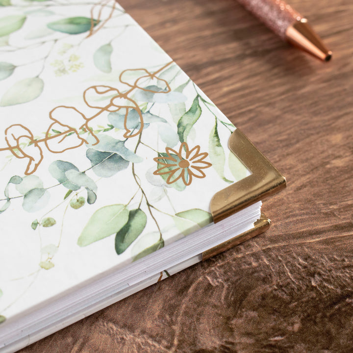 2023-24 Hard Cover Planner, 5.5" x 8.25", Eucalyptus