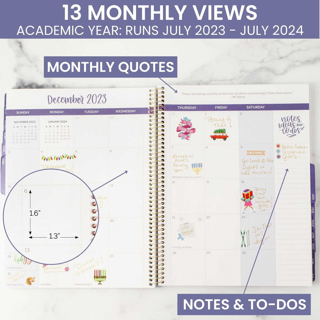 2023-24 Soft Cover Planner, 8.5" x 11", Good Things are Coming