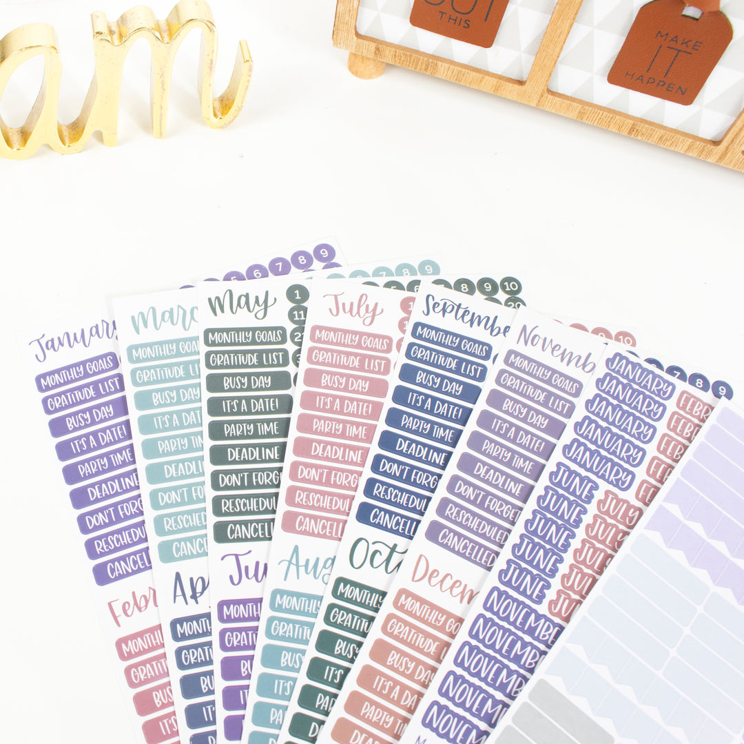 Vintage Holiday Sticker Pack by bloom daily planners®