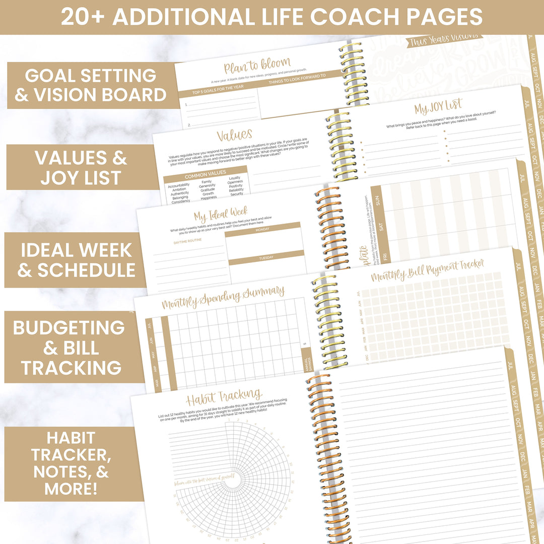 2023-24 Soft Cover Planner, 8.5" x 11", Celestial