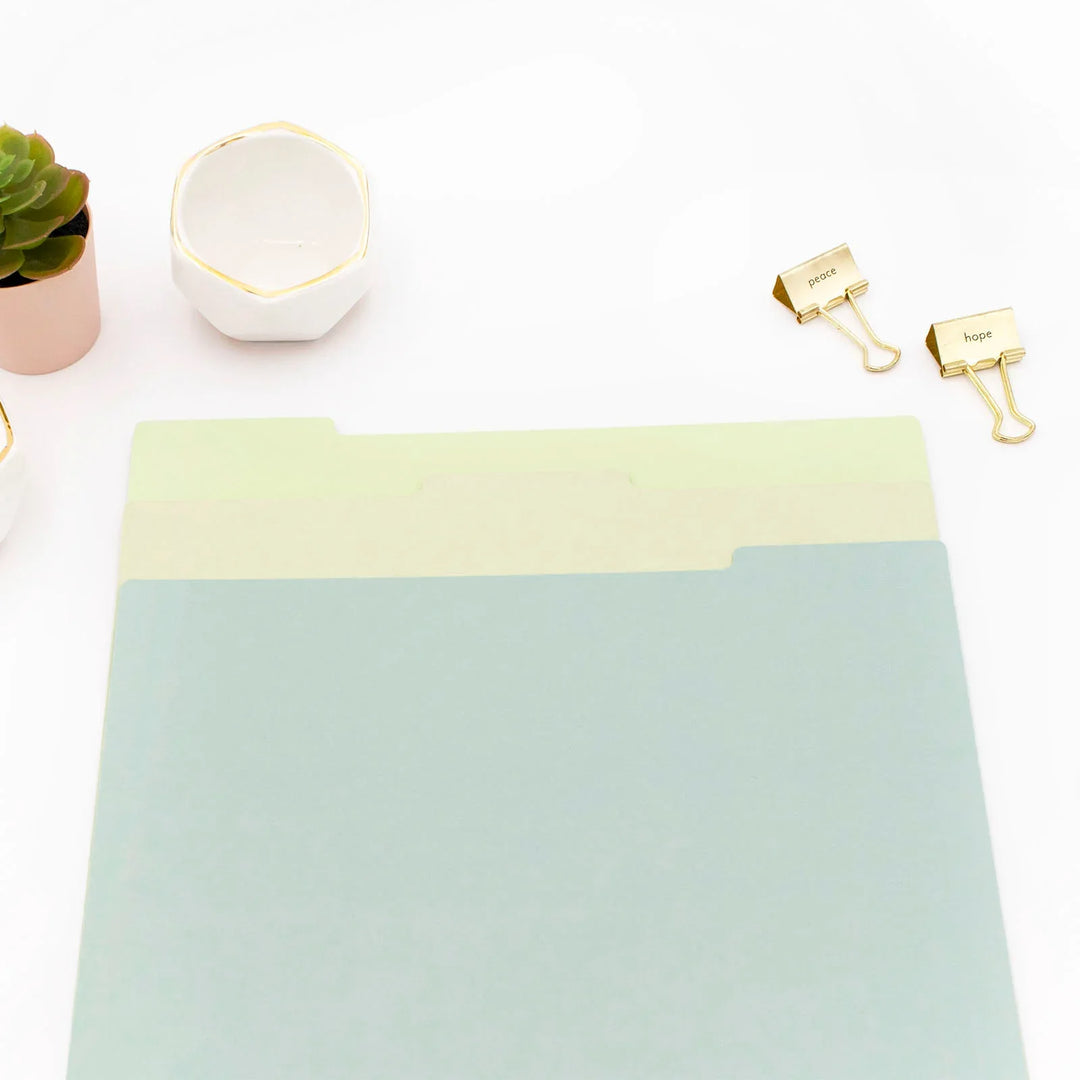 succulent file folders File Folder Set, 6-Pack