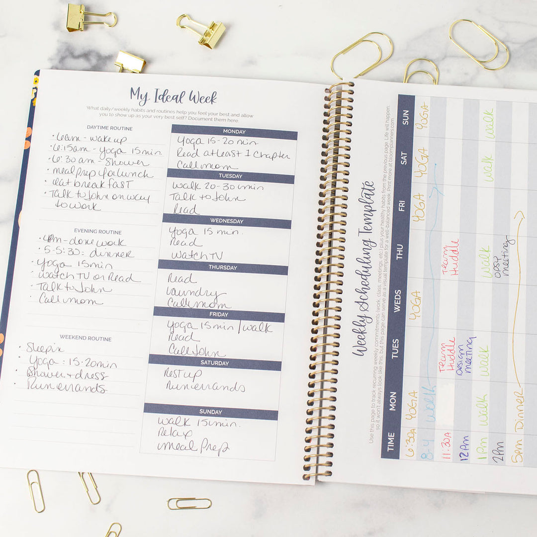 2023-24 Soft Cover Planner, 8.5" x 11", Golden Hour