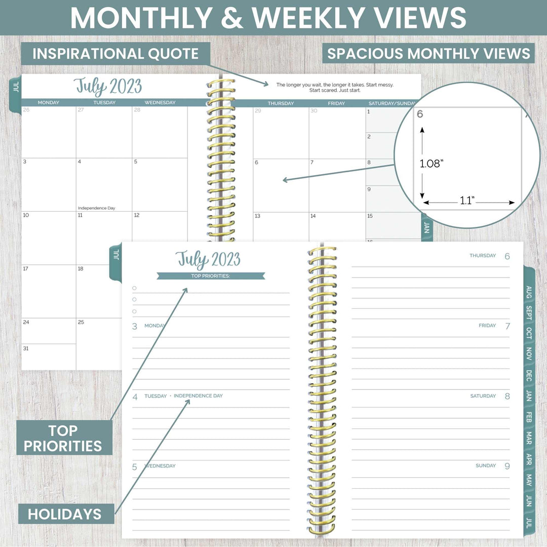2023-24 Soft Cover Planner, 4" x 6", Spread Kindness