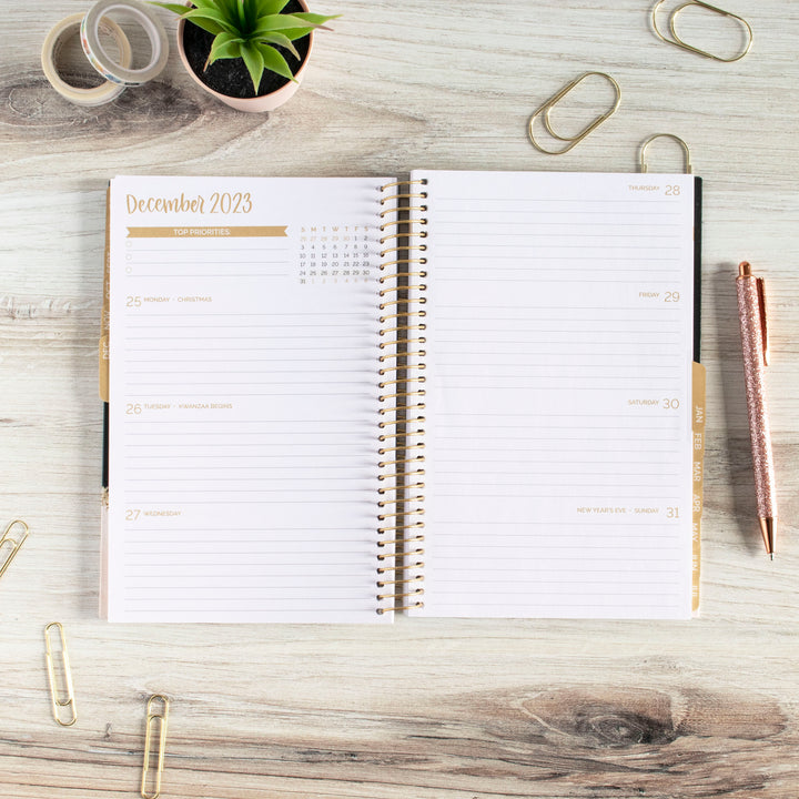 2023-24 Soft Cover Planner, 5.5" x 8.25", Cleerely Stated