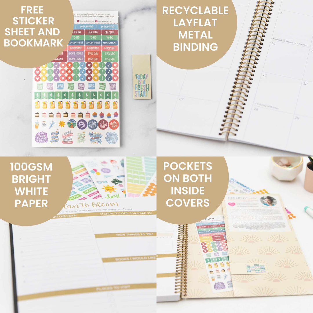 2023-24 Soft Cover Planner, 8.5" x 11", Cleerely Stated
