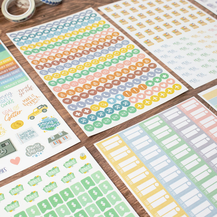 Sticker Sheets, Budgeting