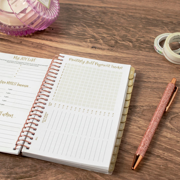 2023-24 Soft Cover Planner, 4" x 6", Tan Leopard