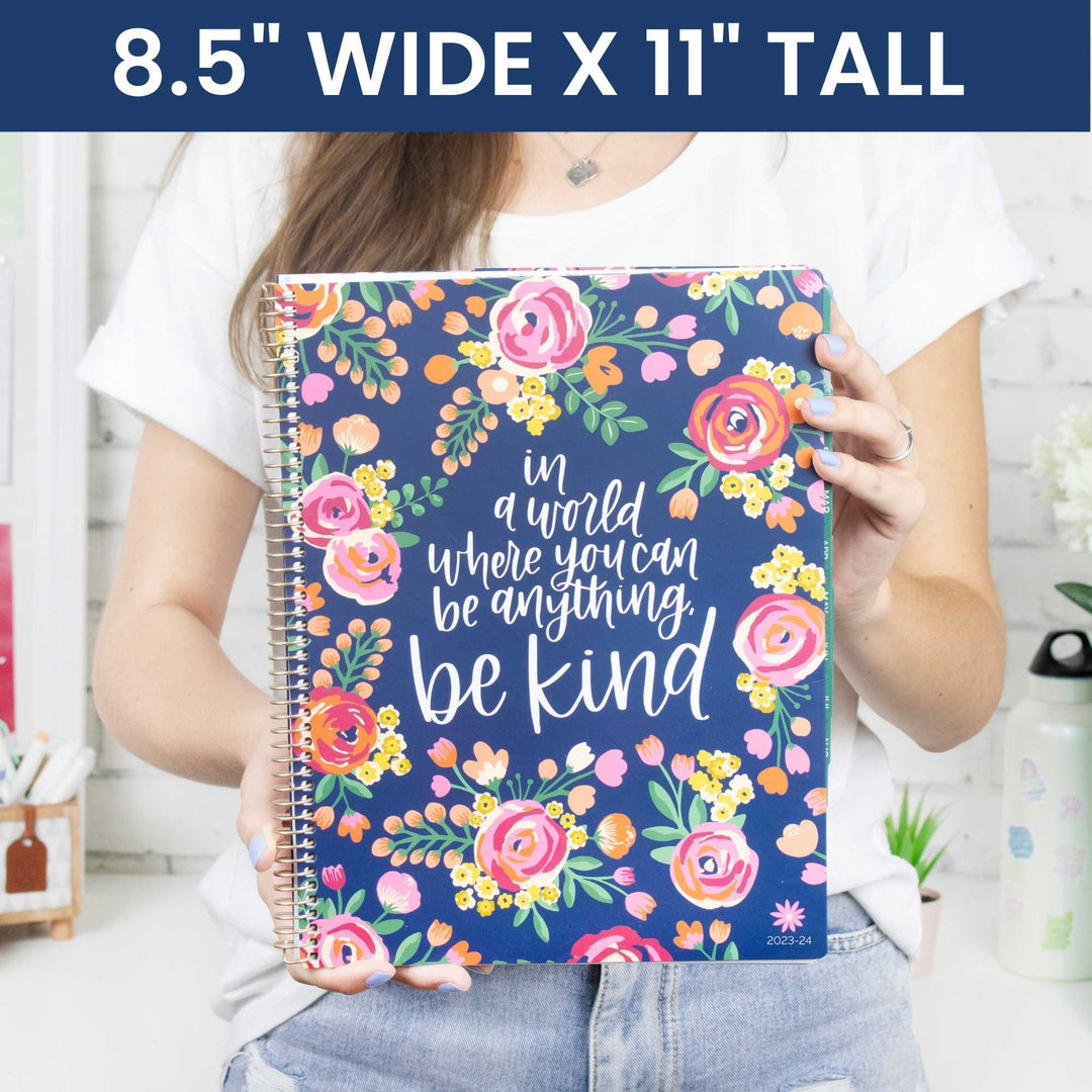 2023-24 Soft Cover Planner, 8.5" x 11", Be Kind
