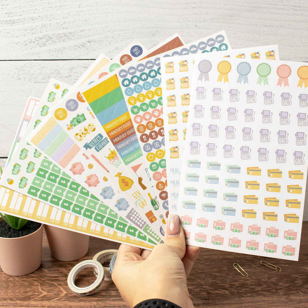 Sticker Sheets, Budgeting