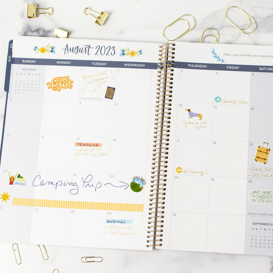 2023-24 Soft Cover Planner, 8.5" x 11", Be Kind