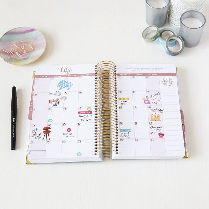 Undated Daily To Do List Planner & Calendar, Daydream Believer- IMPERFECT
