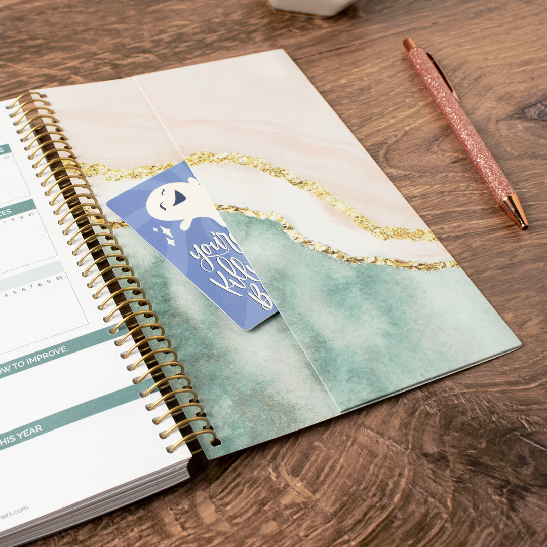 2023-24 Soft Cover Planner, 5.5" x 8.25", Daydream Believer, Pink & Blue