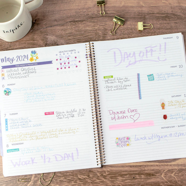 2023-24 Soft Cover Planner, 8.5" x 11", Good Things are Coming