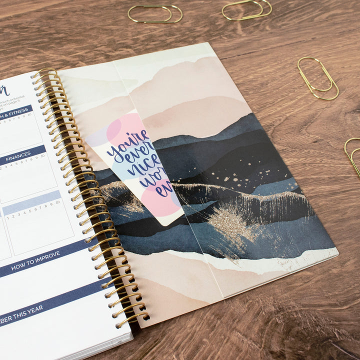 2023-24 Soft Cover Planner, 5.5" x 8.25", Golden Hour