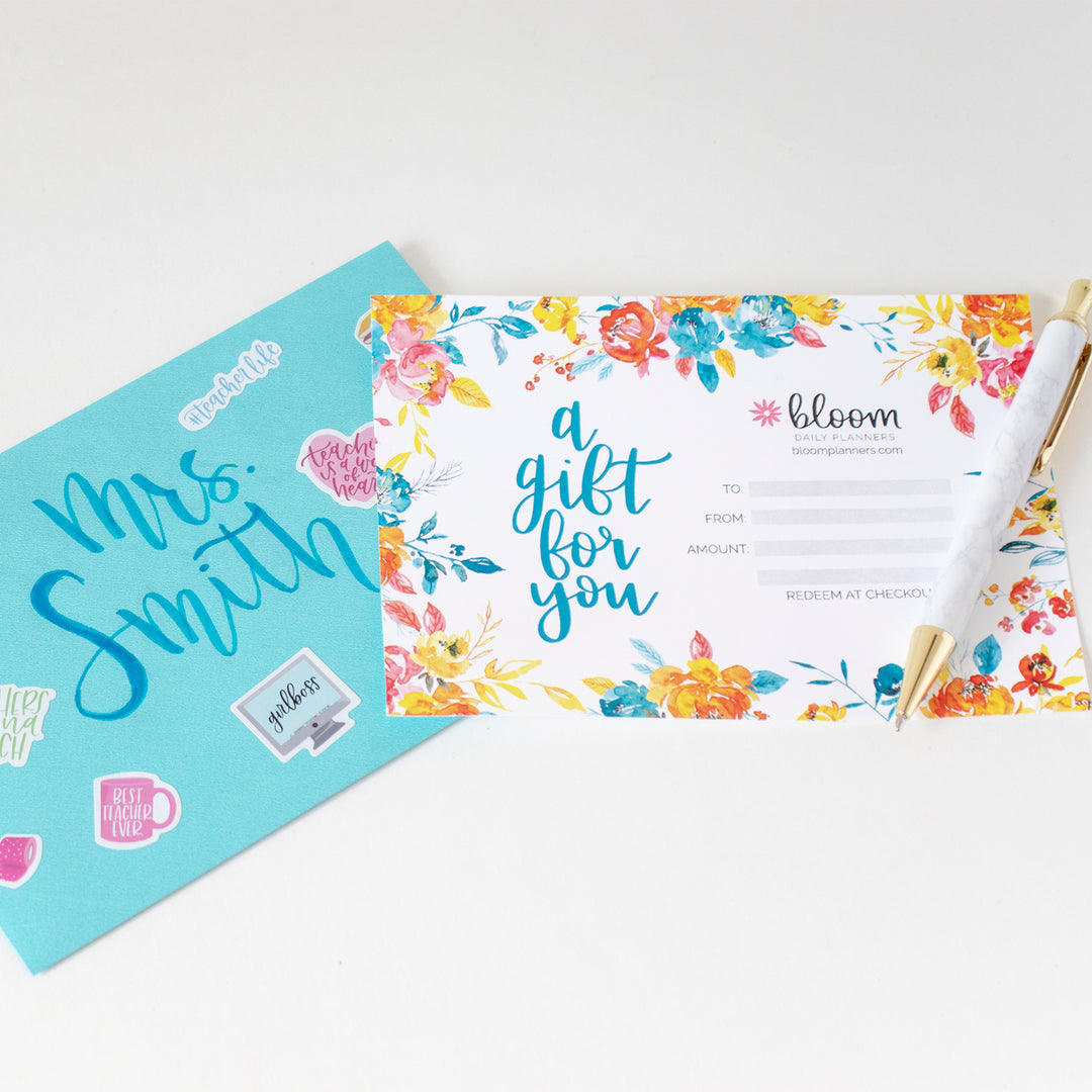 bloom daily planners Gift Card